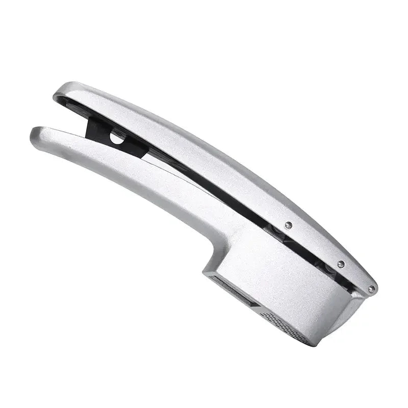 Garlic Press & Slicer 2 in 1 - Aluminium Garlic & Ginger Mincer and Slicer - with Slicing and Grinding - Kitchen Cooking Tools - Confia