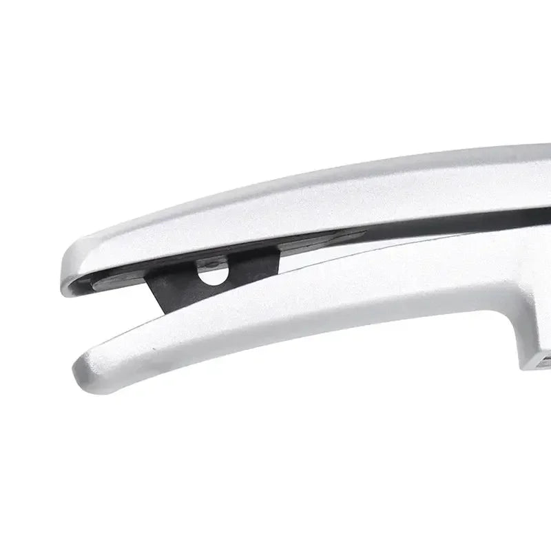 Garlic Press & Slicer 2 in 1 - Aluminium Garlic & Ginger Mincer and Slicer - with Slicing and Grinding - Kitchen Cooking Tools - Confia