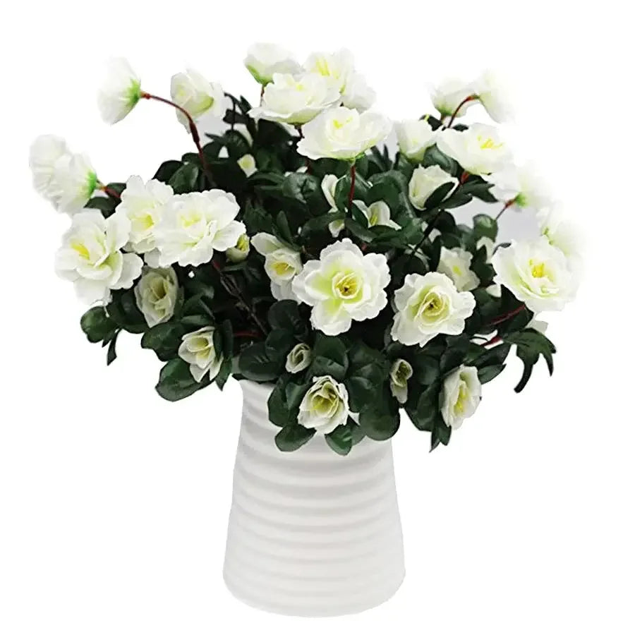 Artificial Baby Breath Faux Flowers for Vases White Color, Height 20", 4 pcs Real Touch Flowers for Wedding Party DIY Wreath Floral Arrangement Home Decoration - Confia