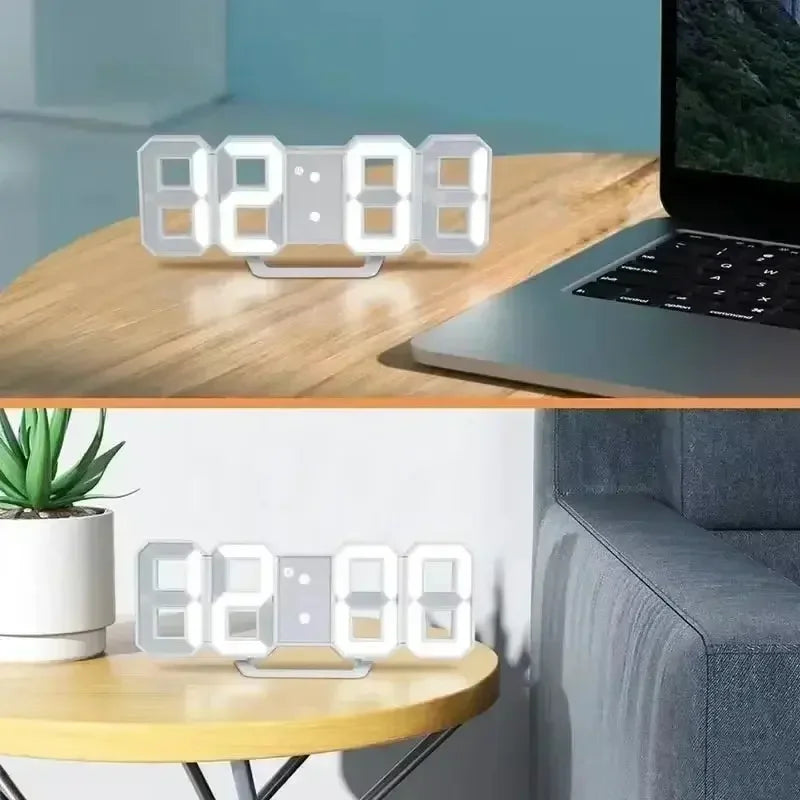 Alarm Clocks Decoration Garden Clocks Digital Clock Date/Temperature for Home Kitchen Offices Clock Decor - Confia