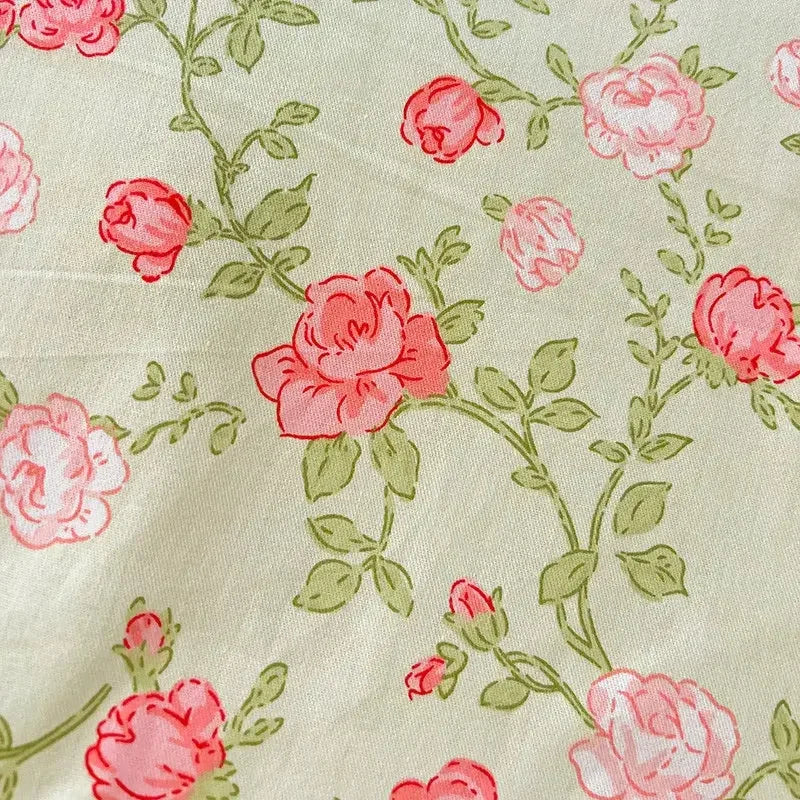 Comforter Botanical Flowers Garden Ultra Soft & Breathable 100% Nature Cotton Bedding Sets With Flat/Fitted Sheet 2 Pillowcases - Confia - reusablefoodstoragebags confia