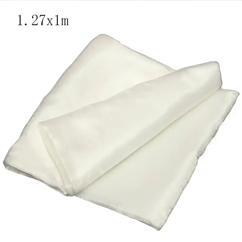 1 piece of 1.27x1m Glass Fiber Woven Fiberglass Fabric Cloth Plain Weave, Reinforced Fabric Tool DIY Material - Confia