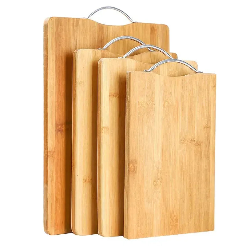 Chopping Board Bamboo Cutting Board Butcher Block for Kitchen Vegetables, Fruits, Cheese and Charcuterie - Confia