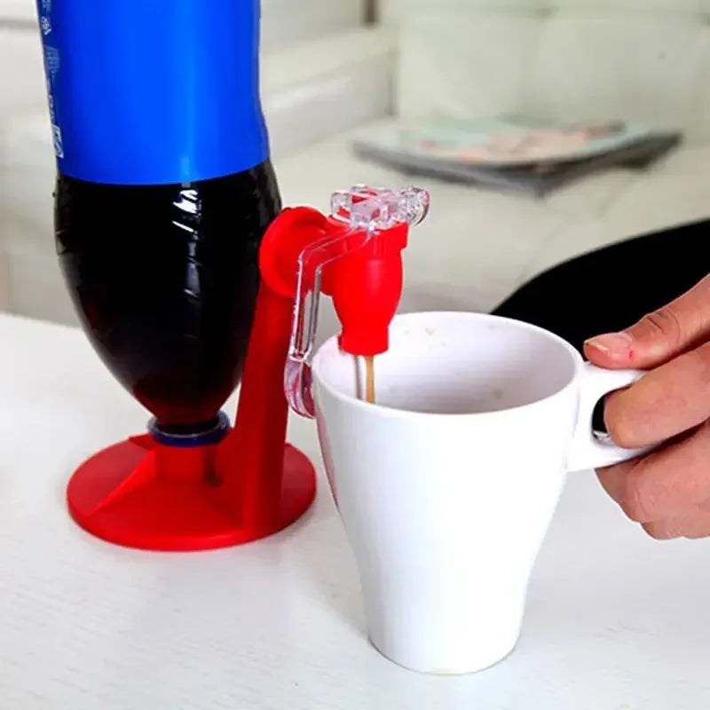 Soda Dispense Gadget Coke Party Drinking Fizz Saver Dispenser Water Machine Down Drinking Water Drink Dispenser Mini Tool Multicolor - Confia