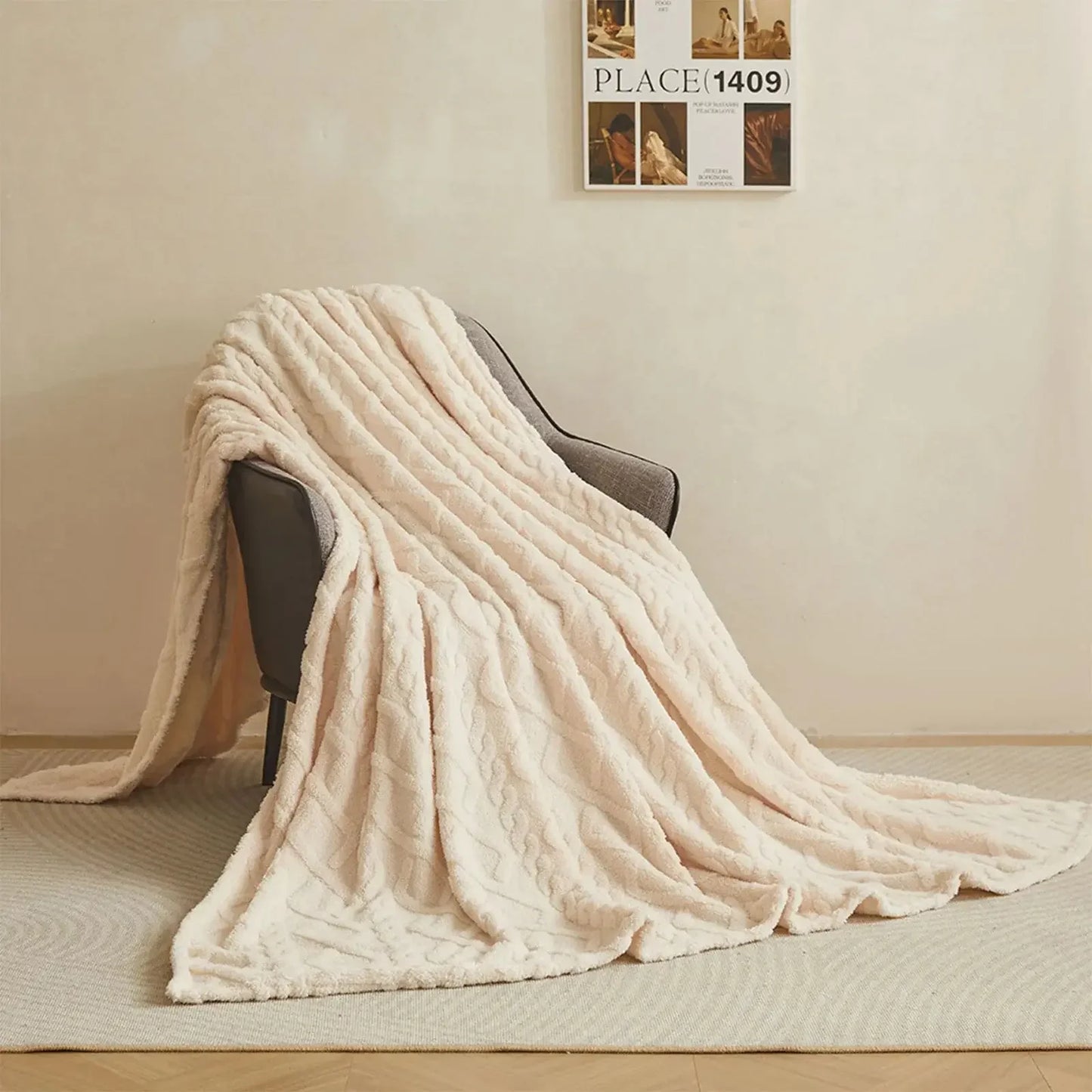 Solid Flannel Blankets For Beds Solid Pink Blue Color Soft Warm Mink Throw Sofa Cover Bedspread Beach Airplane Travel Blankets - Confia - reusablefoodstoragebags confia