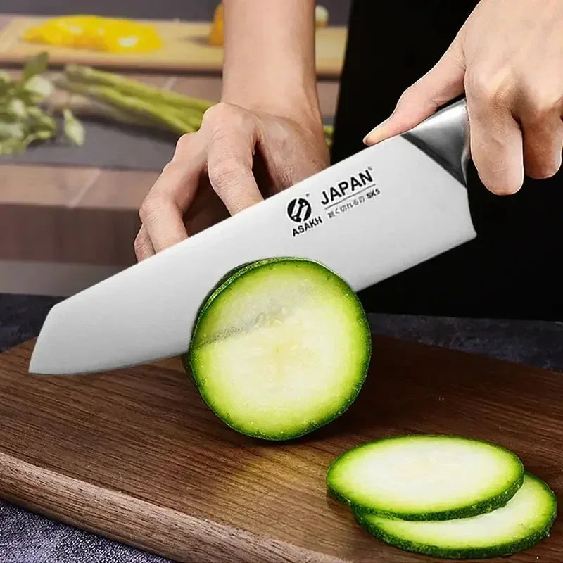 Professional Chef Knives Japanese Kitchen Knife Meat Fish Slicing Vegetable Cutter Butcher Cleaver Sashimi Cooking Utility Knife - Confia
