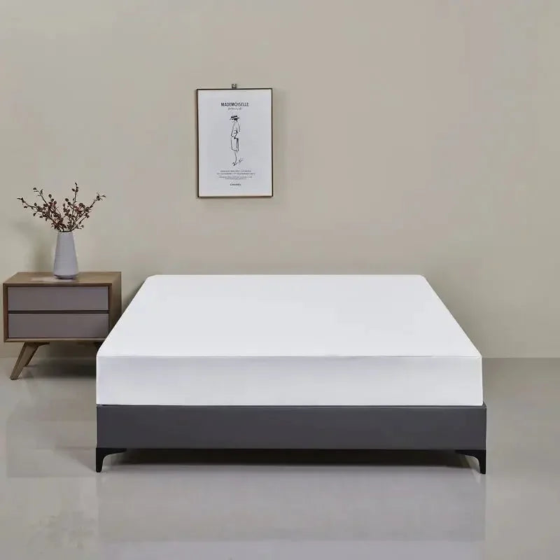 Safe Waterproof Mattress Protector, Breathable and Hypoallergenic Ultra Soft Fitted Bed Protector Cover, Machine Washable - Confia - reusablefoodstoragebags confia