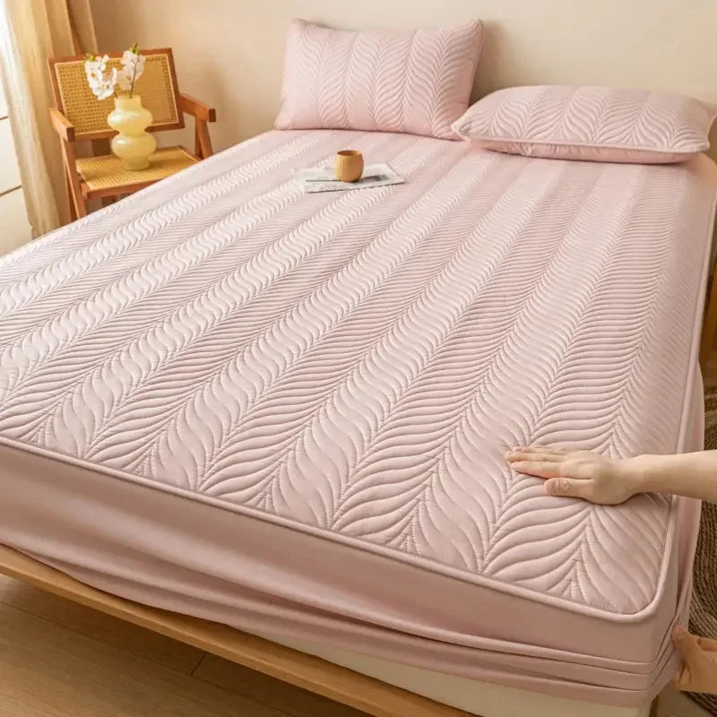 Waterproof Mattress Protector 1Piece - Ultra Soft Breathable & Hypoallergenic Fitted Bed Protector - Confia - reusablefoodstoragebags confia