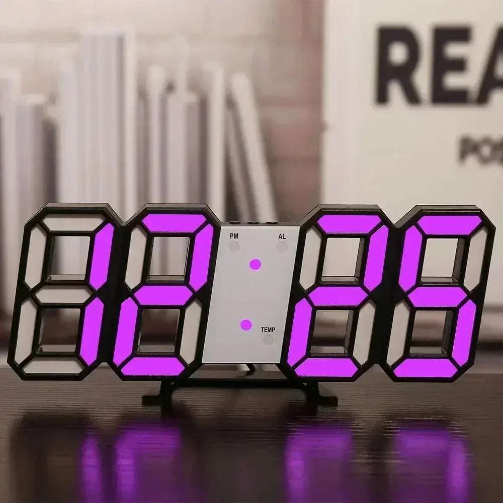 Alarm Clocks Decoration Garden Clocks Digital Clock Date/Temperature for Home Kitchen Offices Clock Decor - Confia