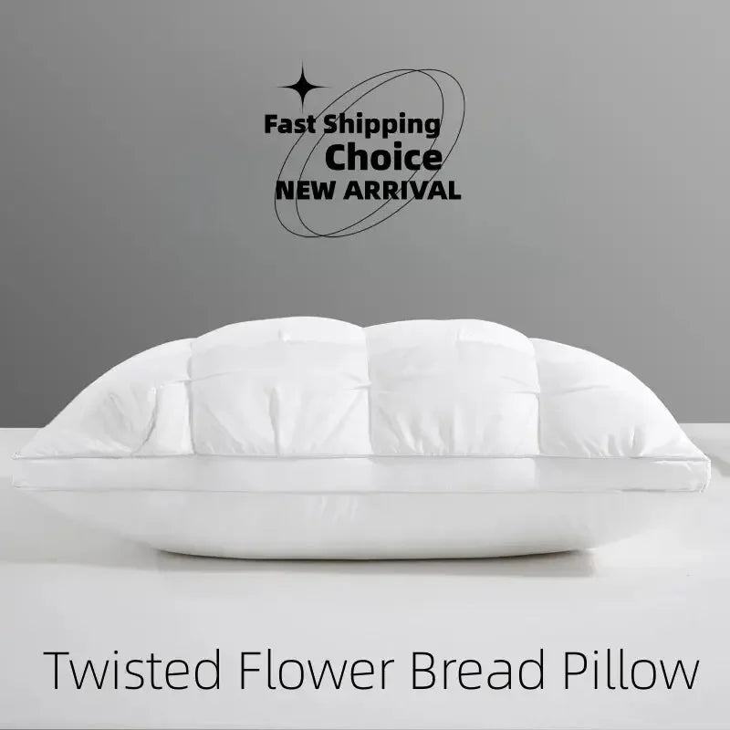 Sleeping Pillows 5-star Hotel Neck Pillow Three-dimensional Soft Solid Color Pillow Conjugated Microfiber Comfortable Pillows - Confia - reusablefoodstoragebags confia