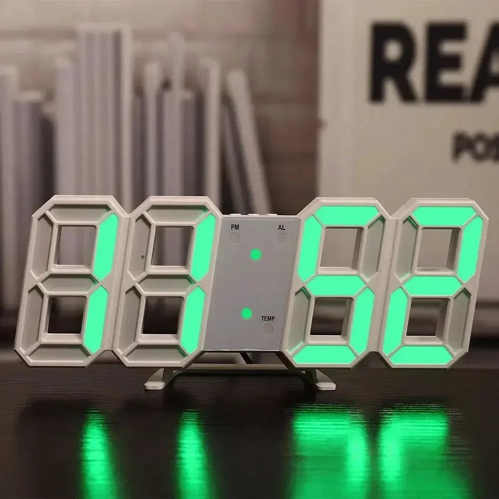 Alarm Clocks Decoration Garden Clocks Digital Clock Date/Temperature for Home Kitchen Offices Clock Decor - Confia