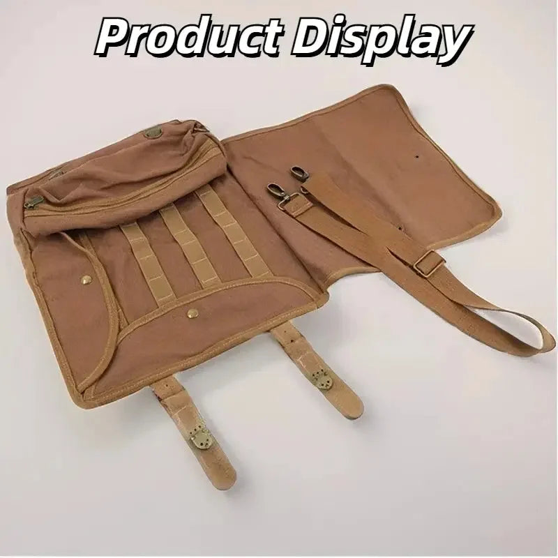 Bartender Bag,Bartender Kit Bag, Portable Waxed Canvas Bag Can Use For Professional 17-Piece Bar Tool Set, Including Shoulder Strap for Easy Carry - Confia