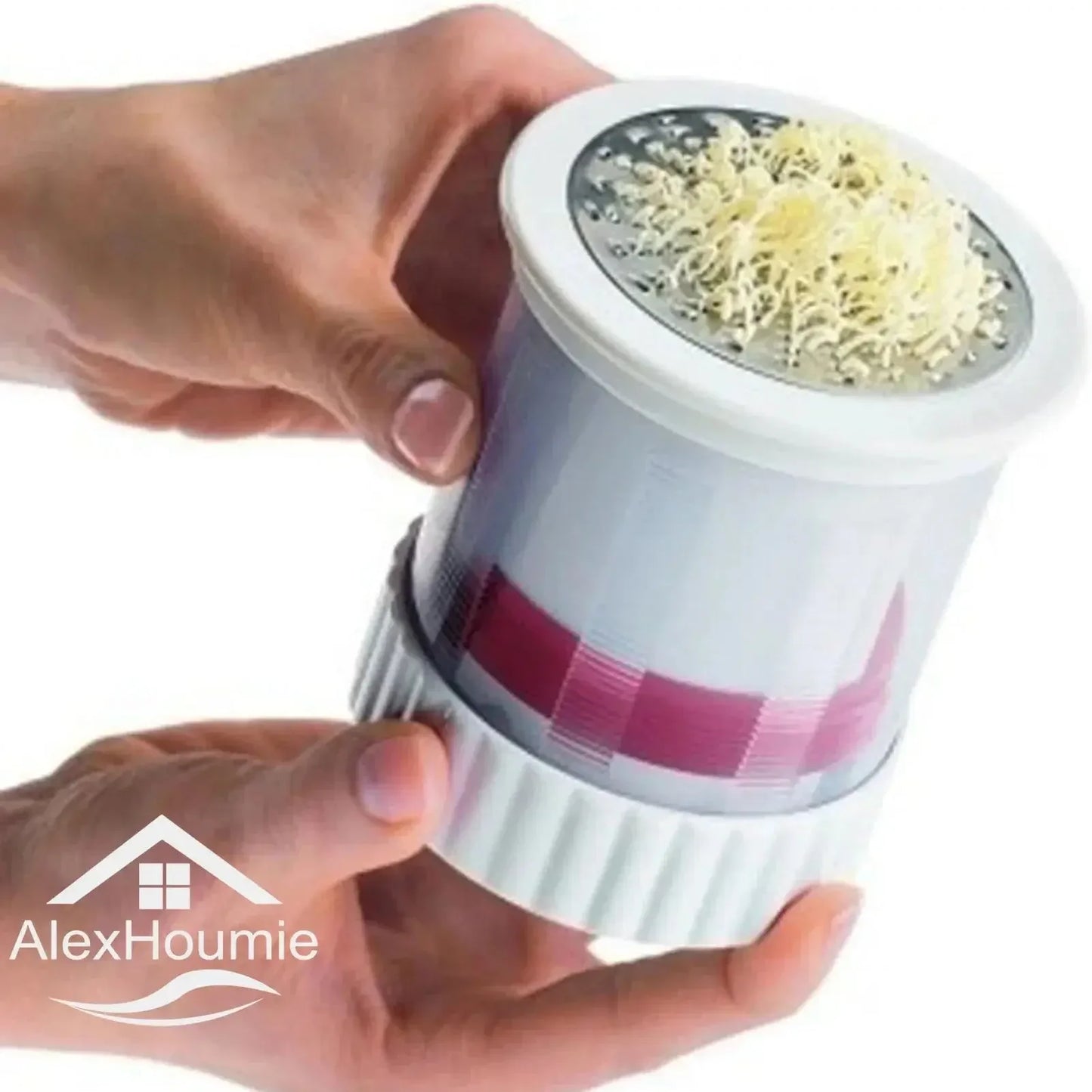 Manual Cheese Slicer Chese Cutter Butter Mill Spreadable Butter Cheese Gadgets Grater Mill with Lid Butter Dispenser Shredder - Confia