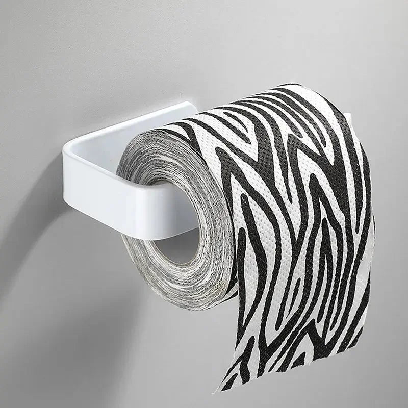 Kitchen Paper Towel Holder Adhesive Tissue Hanger Toilet Roll Paper Dispenser Multifunctional Paper Napkin Holder - Confia - reusablefoodstoragebags confia