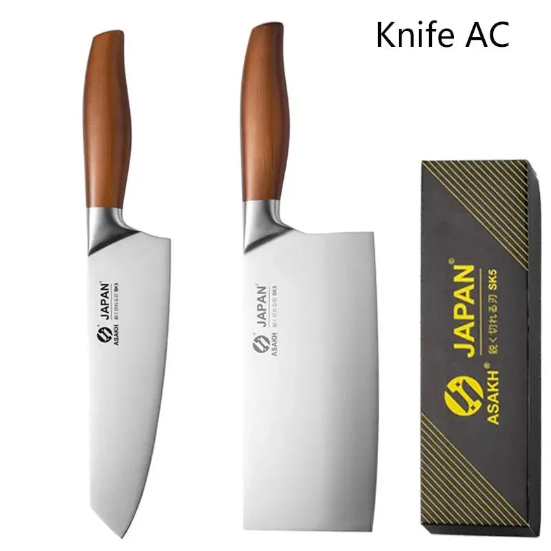 Professional Chef Knives Japanese Kitchen Knife Meat Fish Slicing Vegetable Cutter Butcher Cleaver Sashimi Cooking Utility Knife - Confia
