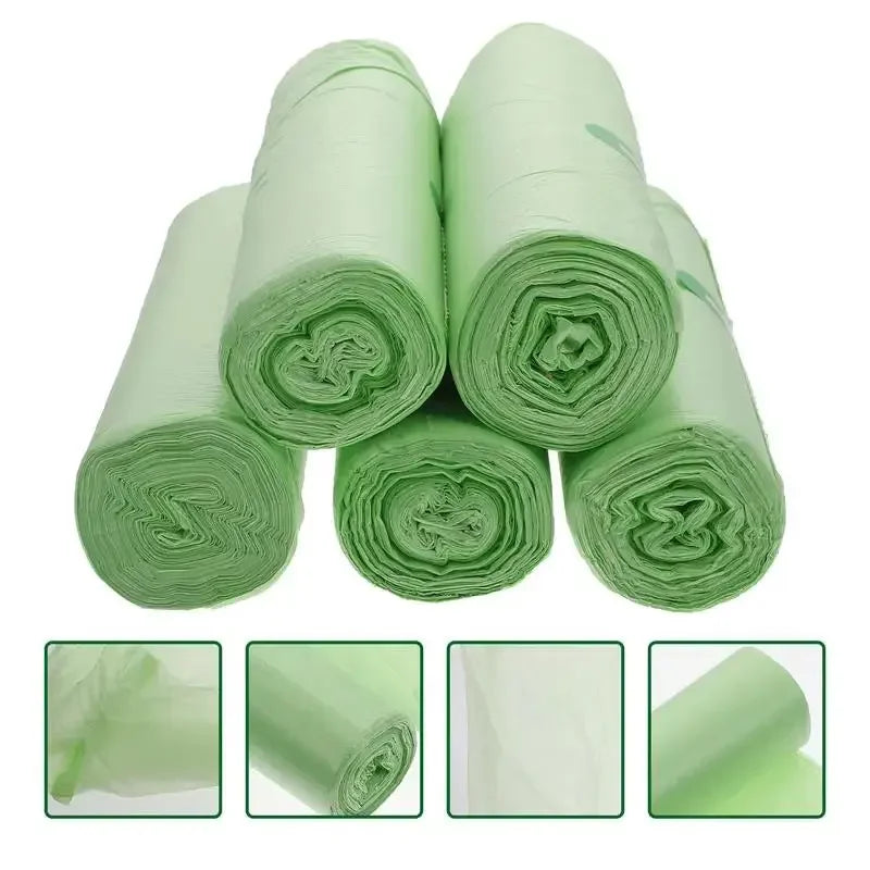 100 Pcs Biodegradable Garbage Bags Trash Compost Compostable Disposable Classified Waste Bag Disposable Garbage Bag - Confia - reusablefoodstoragebags confia