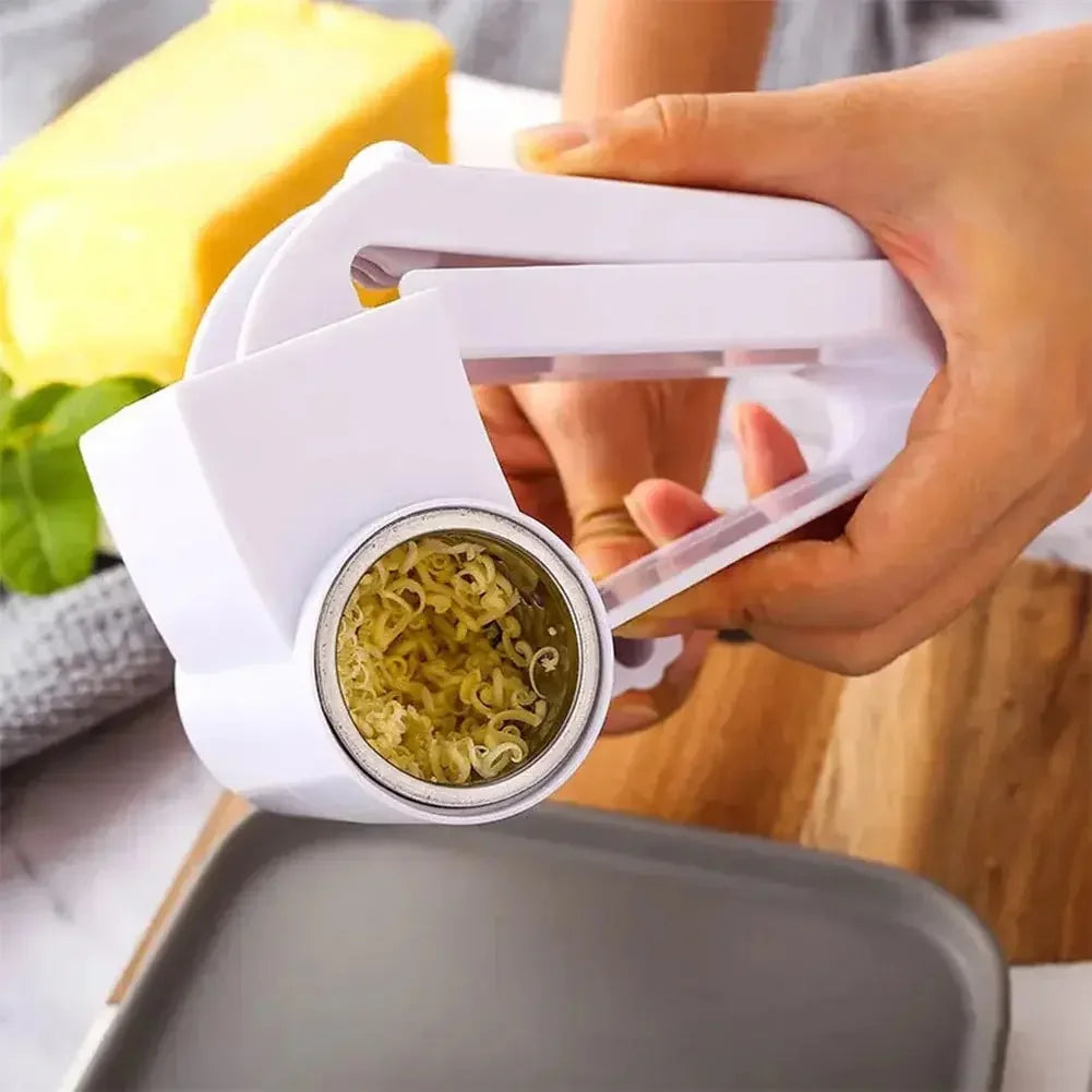 Kitchen Cheese Shredder with Handle Grate Or Shred Hard Cheese Parmesan Cheese Grater for Hard Cheese Chocolate Nuts Vegetables - Confia
