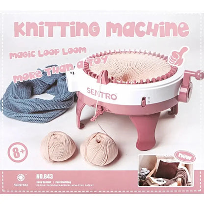 Manual Automatic Knitting Machine DIY Wool Crochet Scarf Sweater Adult Children Hats Socks Artifact Knitting Tools 22/40/48 Need - Confia