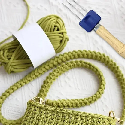 Latch Hook Tool Portable Cord Knitting Hook 3 Latch Needle Crocheting Tool for Binding-Off or Edging Knitting Project Supplies - Confia