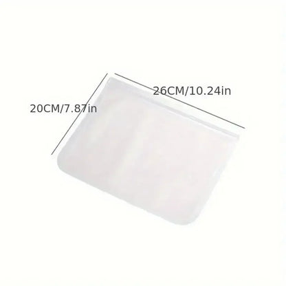 1pcs Reusable Food Storage Bag, Zip Sandwich Bags, Leakproof Silicone Freezer Bags, Thick Fresh-Keeping Bag - Confia - reusablefoodstoragebags confia