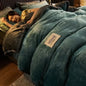 Winter Velvet Duvet Cover Without Pillowcases 1PC Thicken Warm Plush King Quilt Cover Suit Double Queen Bed Comforter Cover - Confia - reusablefoodstoragebags confia