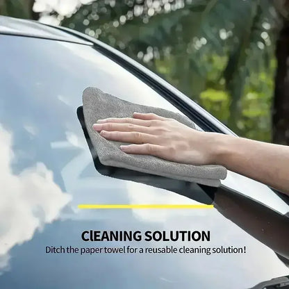 Thick Lint & Streak-Free Multipurpose Cloths - Automotive Microfiber Towels for Car Washing Drying Cloth Towel and Polishing Cloth - Confia - reusablefoodstoragebags confia