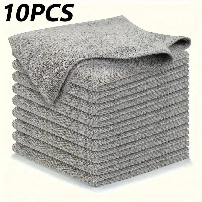 Thick Lint & Streak-Free Multipurpose Cloths - Automotive Microfiber Towels for Car Washing Drying Cloth Towel and Polishing Cloth - Confia - reusablefoodstoragebags confia