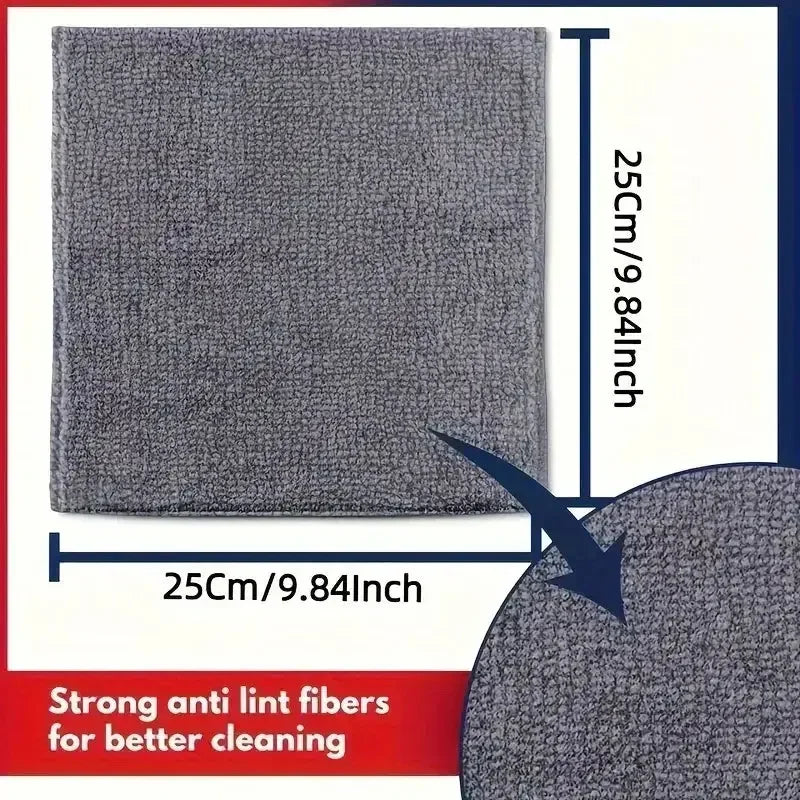 Thick Lint & Streak-Free Multipurpose Cloths - Automotive Microfiber Towels for Car Washing Drying Cloth Towel and Polishing Cloth - Confia - reusablefoodstoragebags confia