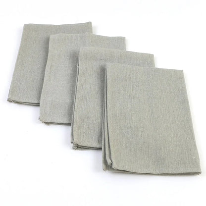 Set of 10 Pack Cocktail Napkins 40 X 40cm Cotton Blend Heavy Fabric Durable Linen Towel for Home Kitchen Wedding Decoration - Confia - reusablefoodstoragebags confia