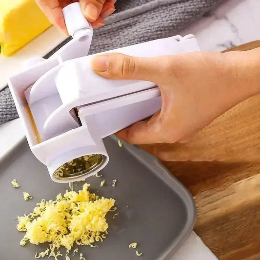 Hand-Cranked Cheese Grater Rotary Multi-functional Cheese Grater Creative Kitchen Cheese Shredder for Kitchen - Confia
