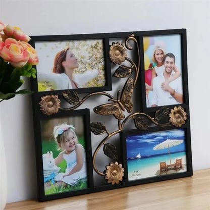 4 Wall Decor Photo Frame Opening Picture Frames Collage Display Pictures u Photo Collage Frame Picture Frame Collage - Confia
