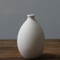 Plain Ceramic Vase Arrangement Creative and Minimalist Nordic Ins Style Decoration Pottery Props for Home Photography Plain Vase - Confia