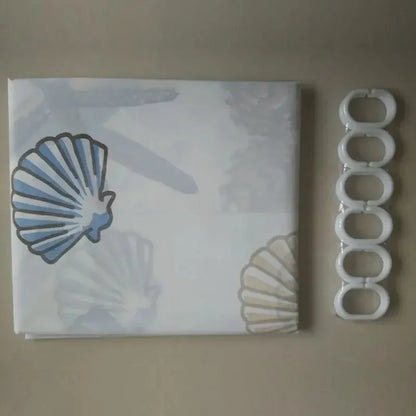 180*200CM Bathroom Shower Curtain Waterproof and Anti-Mold Home Bathroom Curtain with 12 Hooks - Confia - reusablefoodstoragebags confia