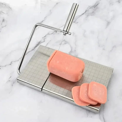 Cheese Slicer Household Ham and Cheeses Cut Into Slices Tools Kitchen Portable Gadget Heavy Duty Durable Butter Simple Cutter - Confia