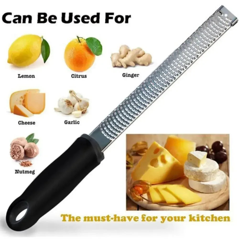 Multifunction Cheese Grater Hand-held Stainless Steel Slicer Lemon Grater Chocolate Chopper Vegetable Grater Kitchen Gadgets - Confia