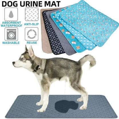 Dog Pee Pad Reusable Absorbent Washable Puppy Training Pad Pet Bed Urine Mat for Pet Car Seat Cover Pet Supplies - Confia - reusablefoodstoragebags confia