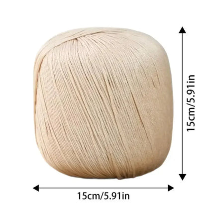 Soft Crochet Knitting Weaving Cotton Thread Wool Yarn Scarf Hand-Weaving Sweater Needle Knitting Yarn Thread Soft Comfortable - Confia