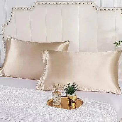 1pc Boost Beauty Sleep Silky Satin Pillowcases: Cooling, Hair and Skin-Friendly, Easy-Care - Confia - reusablefoodstoragebags confia