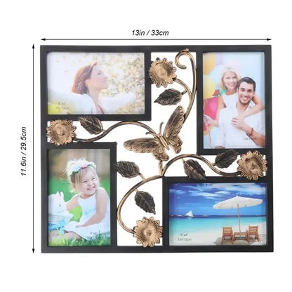 4 Wall Decor Photo Frame Opening Picture Frames Collage Display Pictures u Photo Collage Frame Picture Frame Collage - Confia