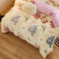 Winter Duvet Cover Thick Fleece Warm Flannel Coral Double Sided Velvet Bedding - Confia - reusablefoodstoragebags confia