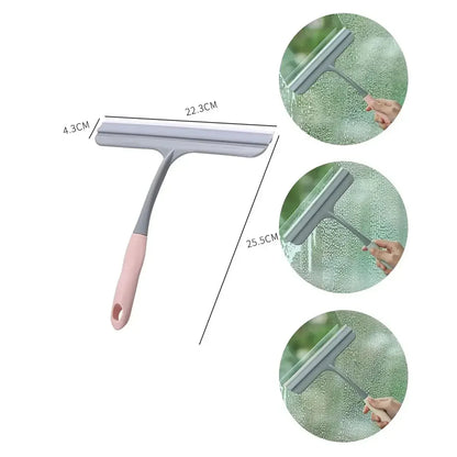 All Purpose Squeegee for Glass Shower Doors, Car Window, Home Mirrors, Bathroom Shower Cleaner Wiper - Confia - reusablefoodstoragebags confia