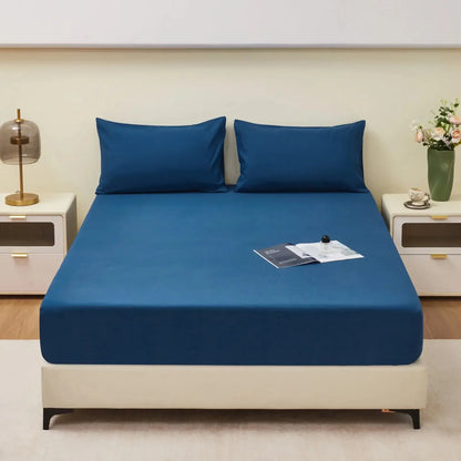 Safe Waterproof Mattress Protector, Breathable and Hypoallergenic Ultra Soft Fitted Bed Protector Cover, Machine Washable - Confia - reusablefoodstoragebags confia