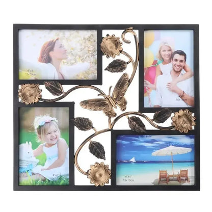 4 Wall Decor Photo Frame Opening Picture Frames Collage Display Pictures u Photo Collage Frame Picture Frame Collage - Confia