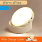 Motion Sensor Night Light for Home with USB Charging Battery Rechargeable Wireless Magnetic Self Adhesive LED Lamp for Wardrobe, Cabinet, Cupboard, Kitchen, Bedroom, Stairs - Confia