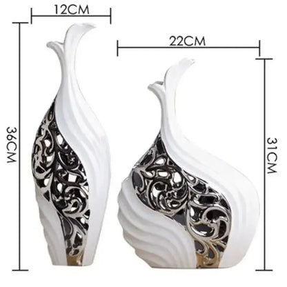European Wedding Decor Crafts Ceramic Creative Room Decoration Handicraft Porcelain Figurines Decorations W3907 - Confia
