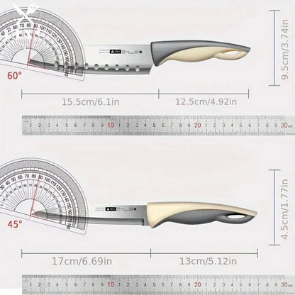 Chef knife fruit knife set kitchen high hardness with knife set suitable for cutting meat, vegetables, fruits and vegetables - Confia