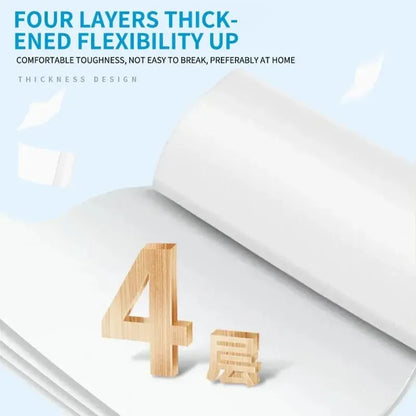 Hot Sale 12 Rolls of Full Box of Roll Paper Five Layers of Thickened Core Roll Toilet Paper - Confia - reusablefoodstoragebags confia