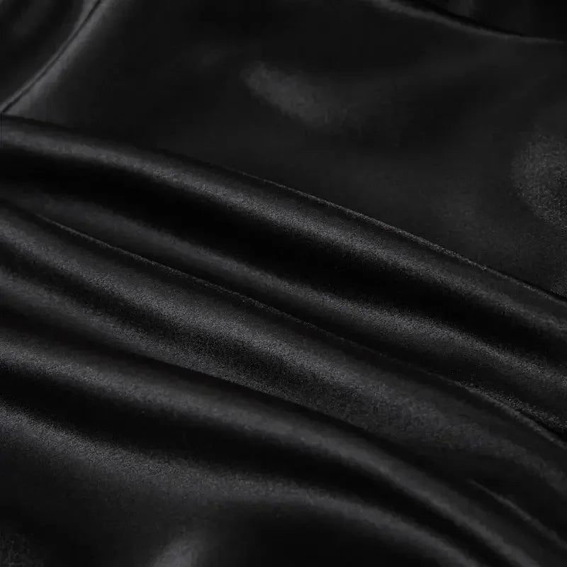Satin Surface Duvet Cover Colored Bedding Set Queen Size Quilt Cover High Quality Skin-Friendly Fabric Bedding No Sheet - Confia - reusablefoodstoragebags confia