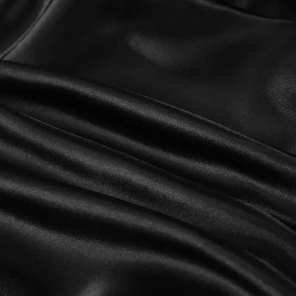 Satin Surface Duvet Cover Colored Bedding Set Queen Size Quilt Cover High Quality Skin-Friendly Fabric Bedding No Sheet - Confia - reusablefoodstoragebags confia