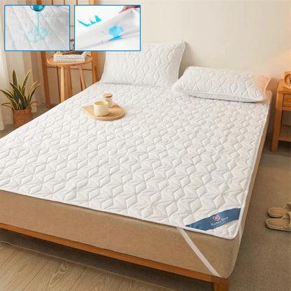 Waterproof Mattress Protector - Breathable Hypoallergenic Noiseless Ultra Soft Fitted Bed Protector - Confia - reusablefoodstoragebags confia